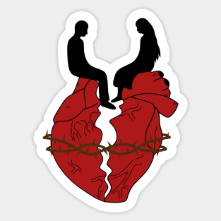 Heart of Jesus Sticker